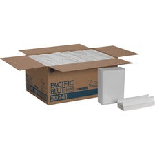 Pacific Blue Select C-fold Paper Towel, 1-ply, 10.1 X 10.1, White, 200/pack, 12 Packs/carton