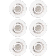 Glass Magnets, Large, Clear, 0.45" Diameter, 6/pack