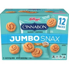 Keebler Jumbo Snax Cereal Snack - Cinnamon - 5.40 oz - 12 / Box