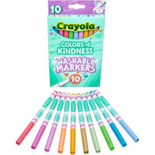 Crayola Colors of Kindness Markers - Fine Marker Point - Multi - 1 Pack