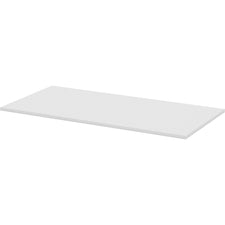 Lorell Width-Adjustable Training Table Top - White Rectangle Top - 60" Table Top Length x 30" Table Top Width x 1" Table Top Thickness - Assembly Required