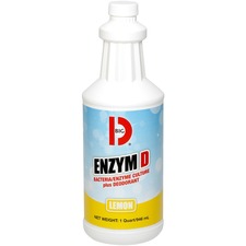 Big D Enzym D Bacteria/Enzyme Culture Deodorant - Liquid - 32 fl oz (1 quart) - Citrus Scent - 1 Each - White