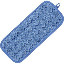Microfiber Wall/stair Wet Mopping Pad, 13.75 X 5.5 X 0.5, Blue
