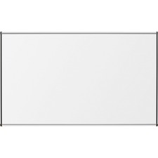 Lorell Marker Board - 72" (6 ft) Width x 48" (4 ft) Height - Porcelain Enameled Steel Surface - Satin Aluminum Frame - Assembly Required - 1 Each