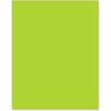 UCreate Neon Poster Board - 22"Width x 28"Length - 25 / Carton - Hot Lime
