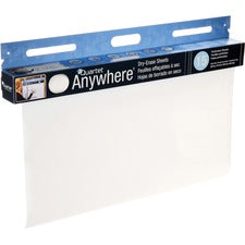 Quartet Anywhere Dry-Erase Sheets - 480" (40 ft) Length - Paper - White - 1 Each