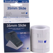 Slp-35l Self-adhesive Small Multipurpose Labels, 0.43" X 1.5", White, 300 Labels/roll
