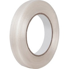 Business Source Filament Tape - 60 yd Length x 0.75" Width - 3" Core - Fiberglass Filament - 1 / Roll - White