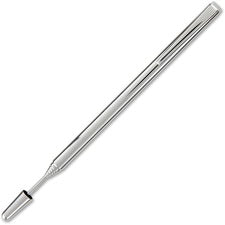 Slimline Pen-size Pocket Pointer With Clip, Extends To 24.5", Silver