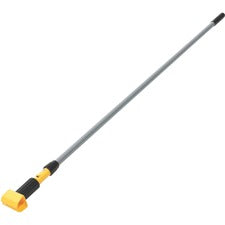 Gripper Aluminum Mop Handle, 1.13" Dia X 60", Gray/yellow