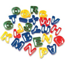 Creativity Street Dough Cutter Letters - Cutting - 26 Piece(s) - 26 / Set - Assorted - Plastic