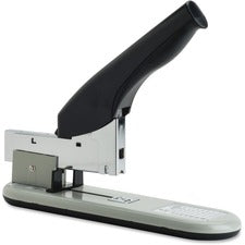Business Source Heavy-duty Stapler - 220 Sheets Capacity - 1/4" , 1/2" , 3/8" , 5/8" , 9/16" , 13/16" , 15/16" , 7/8" , 3/4" , 5/16" Staple Size - Black, Putty