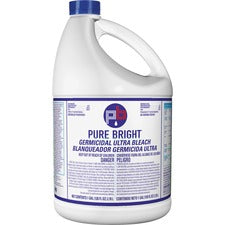 KIK Custom Pure Bright Germicidal Ultra Bleach - Liquid - 128 fl oz (4 quart) - 1 Each - White