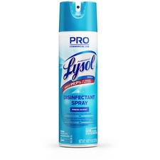 Professional Lysol Disinfectant Spray - Spray, Aerosol - 19 fl oz (0.6 quart) - Fresh Scent - 1 Each - Clear