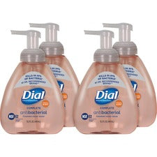 Dial Complete Professional Antimicrobial Hand Wash - Clean, Original Scent - 15.2 fl oz (449.5 mL) - Pump Bottle Dispenser - Kill Germs - Hand - Pink - 4 / Carton