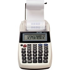 1205-4 Palm/desktop One-color Printing Calculator, Black Print, 2 Lines/sec