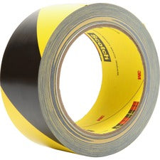 Safety Stripe Tape, 2" X 108 Ft, Black/yellow