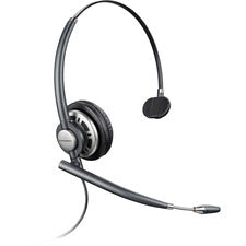 Encorepro Premium Monaural Over The Head Headset With Noise Canceling Microphone, Black