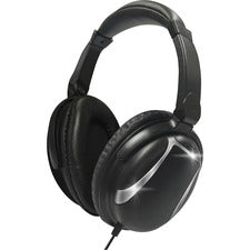 Bass 13 Headphone With Mic, 4 Ft Cord, Black