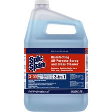 Spic and Span 3-in-1 All-Purpose Glass Cleaner - Spray - 128 fl oz (4 quart) - Fresh Scent - 1 Each - Light Blue