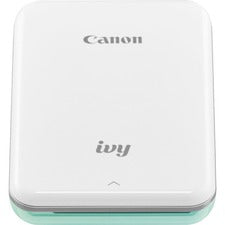 Canon IVY PV-123 Mint Green Zero Ink Printer - Color - Photo Print - Portable - Mint Green - 50 Second Photo - 313 x 400 dpi - Bluetooth - USB - Battery Built-in