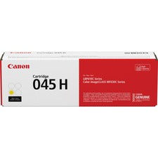 Canon 045 Original High Yield Toner Cartridge - Yellow - 1 Each - 2200 Pages