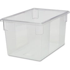 Food/tote Boxes, 21.5 Gal, 26 X 18 X 15, Clear, Plastic