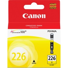 Canon CLI-226YW Original Ink Cartridge - Inkjet - Yellow - 1 Each