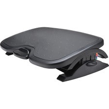 Solemate Plus Adjustable Footrest With Smartfit System, 21.9w X 3.7d X 14.2h, Black