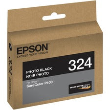 Epson UltraChrome 324 Original Inkjet Ink Cartridge - Photo Black - 1 Each - Inkjet - 1 Each
