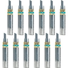 Pentel Super Hi-Polymer Leads - 0.7 mmMedium Point - H - Black - 144 / Box