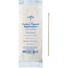 Non-sterile Cotton Tipped Applicators, Wood, 6", 1,000/box