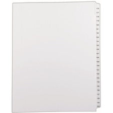 Avery&reg; Allstate Style Collated Legal Dividers - 1 x Divider(s) - Side Tab(s) - 176-200 - 25 Tab(s)/Set - 8.5" Divider Width x 11" Divider Length - Letter - 8.50" Width x 11" Length - White Paper Divider - 1