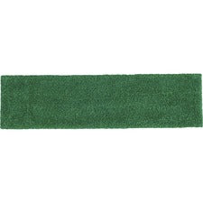 Rubbermaid Commercial Adaptable Flat Mop Microfiber Pad - 19.5" Length x 5.5" Depth - MicroFiber - Green