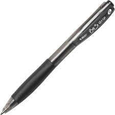 Bu3 Ballpoint Pen, Retractable, Medium 1 Mm, Black Ink, Black Barrel, 36/pack