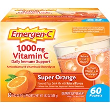 Emergen-C Super Orange Vitamin C Drink Mix - For Immune Support - Super Orange - 1 Each