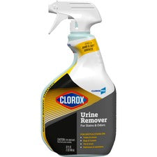 CloroxPro&trade; Urine Remover for Stains and Odors Spray - Spray - 32 fl oz (1 quart) - 1 Each - White