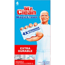 Magic Eraser Extra Durable, 4.6 X 2.4, 0.7" Thick, 4/box