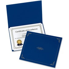 Certificate Holder, 11.25 X 8.75, Dark Blue, 5/pack