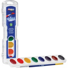 Prang Semi-Moist Washable Watercolors - 0.10 fl oz - 1 / Set - Assorted