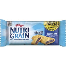 Nutri-grain Soft Baked Breakfast Bars, Blueberry, Indv Wrapped 1.3 Oz Bar, 16/box