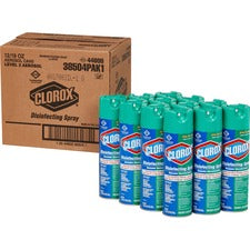Disinfecting Spray, Fresh, 19 Oz Aerosol Spray, 12/carton