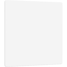 Lorell DIY Frameless Magnetic Glass Board - 36" (3 ft) Width x 36" (3 ft) Height - White Glass Surface - Aluminum Frame - Rectangle - 1 Each