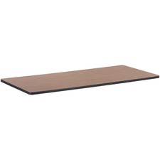 Lorell Medium Oak Laminate Rectangular Activity Tabletop - High Pressure Laminate (HPL) Rectangle, Medium Oak Top - 30" Table Top Width x 72" Table Top Depth x 1.13" Table Top Thickness - Assembly Required