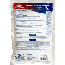 Reusable Hot/cold Pack, 8.63 X 8.63, White