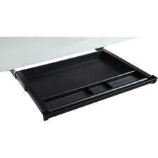 Lorell Laminate Desk 4-compartment Drawer - 20.5" x 16" - Storage, Storage, Storage, Storage Drawer(s) - Material: Acrylonitrile Butadiene Styrene (ABS)