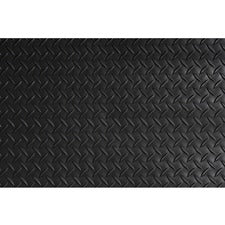 Industrial Deck Plate Anti-fatigue Mat, Vinyl, 36 X 60, Black