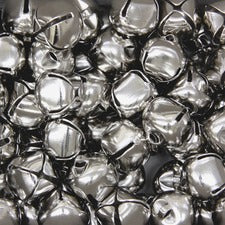 Creativity Street Silver Jingle Bells - Craft Project, Decoration - 72 Piece(s) - 0.59"Height x 6"Length - 72 / Bag - Silver