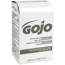 Gojo&reg; 800 ml Bag Refill Antibacterial Lotion Soap - Citrus Scent - 27.1 fl oz (800 mL) - Kill Germs - Hand - White - Bio-based - 1 Each