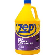 Zep Stain-Resistant Floor Sealer - Liquid - 128 fl oz (4 quart) - 1 Each - Blue